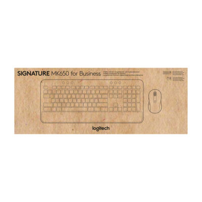 Logitech Signature MK650 Combo For Business keyboard Mouse included RF wireless + Bluetooth QWERTY US International Graphite