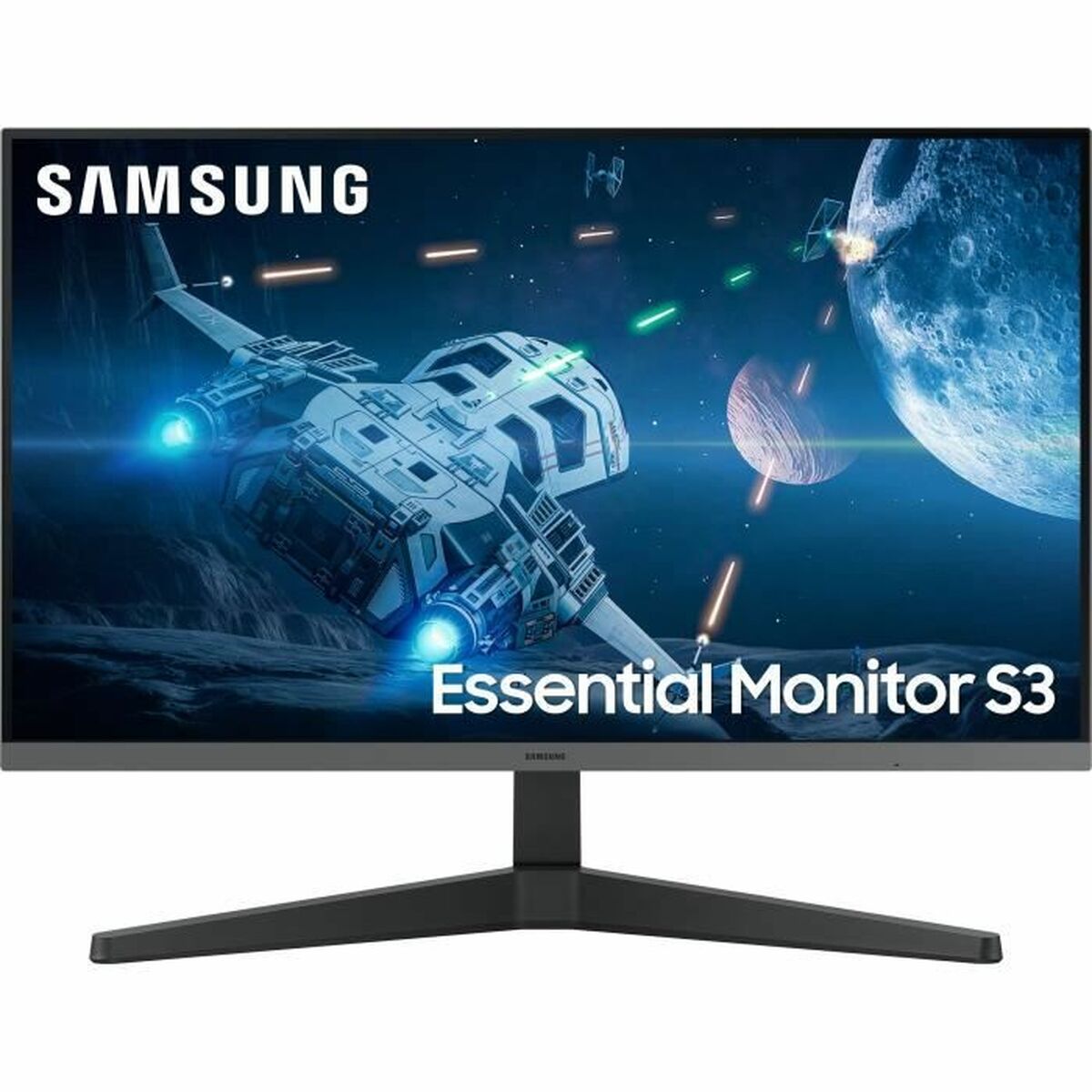 Ecran PC Samsung LS24C330GAUXEN 24'' (16:9), Full HD 1920x1080,  100Hz, 1ms (MPRT), Plat, 250cd/m2, 1000:1, Inclinable, Cable(s) HDMI -  LS24C330GAUXEN